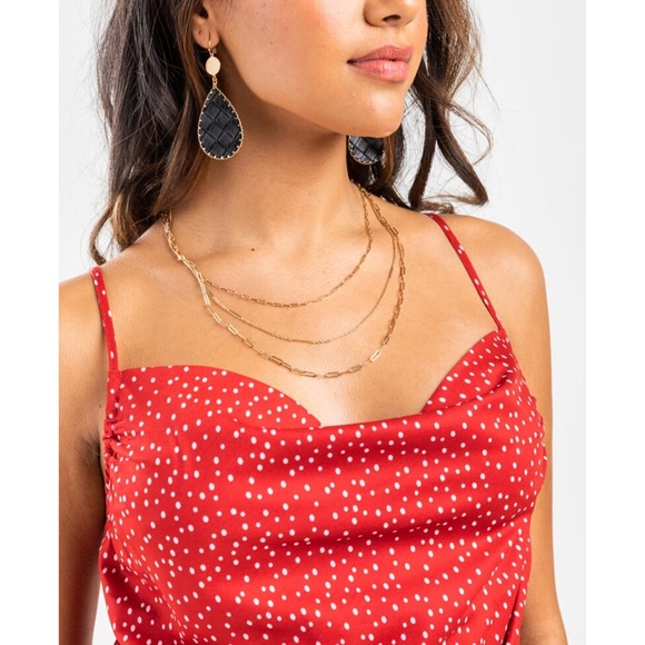 Francesca’s red bodysuit NWT - Picture 2 of 8